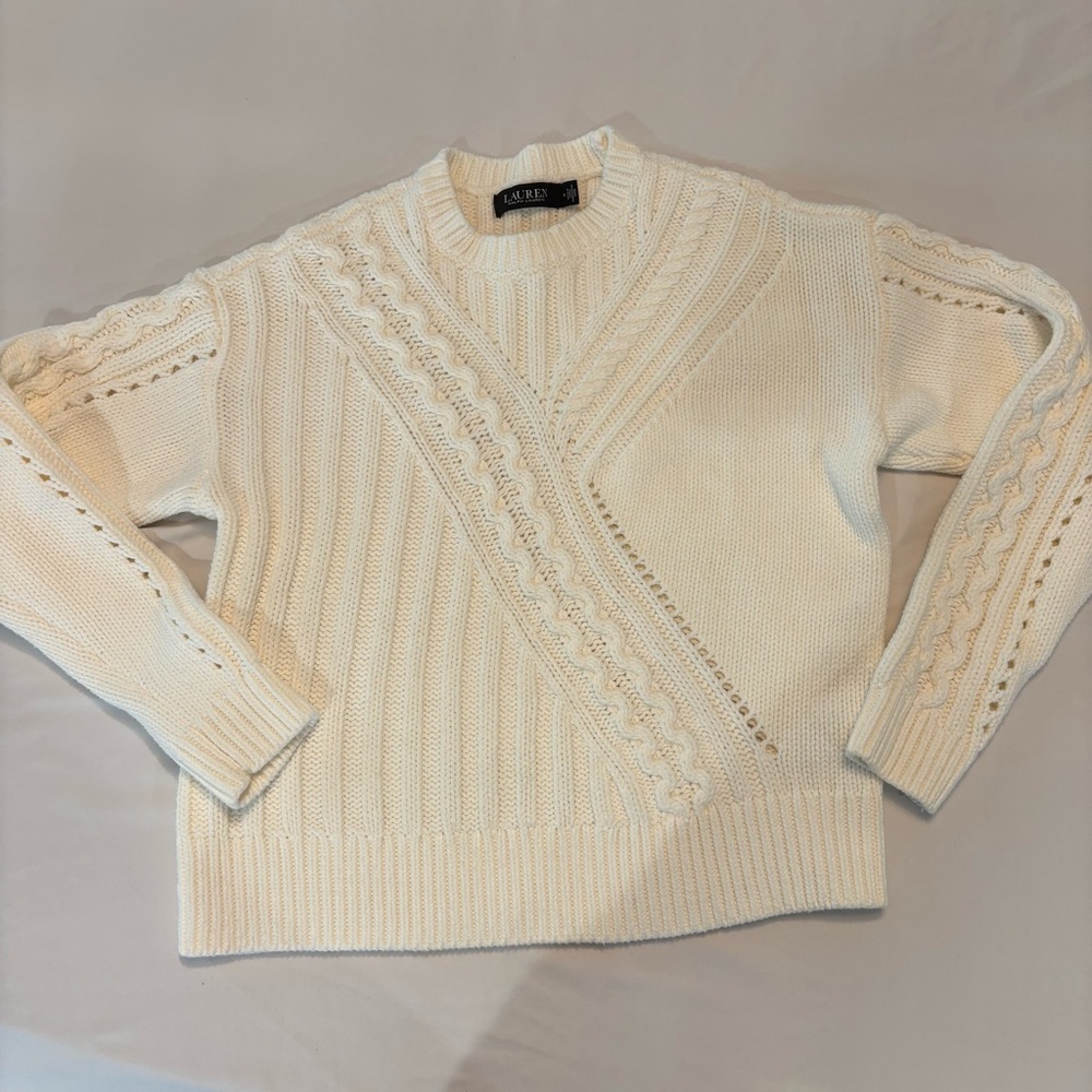 Ralph Lauren Women's White Sweater
